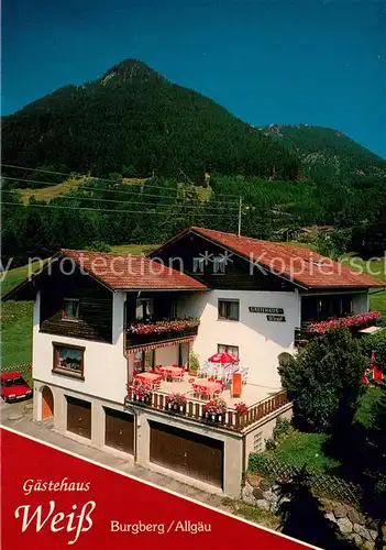 AK / Ansichtskarte Burgberg_Allgaeu Gaestehaus Weiss  Burgberg Allgaeu