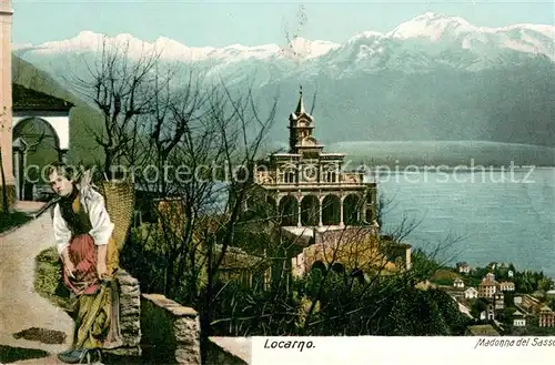 AK / Ansichtskarte Locarno_TI Madonna del Sasso Locarno_TI