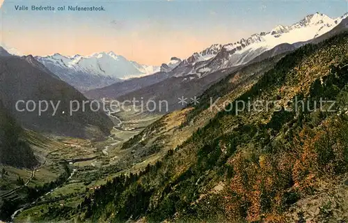 AK / Ansichtskarte Valle_Bedretto mit Nufenenstock Feldpost Valle_Bedretto