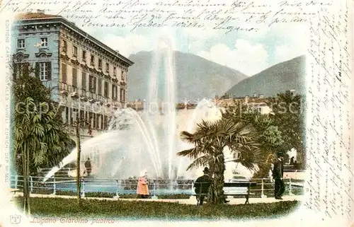 AK / Ansichtskarte Giardino Lugano Giardino publico Giardino