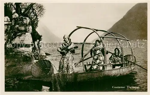 AK / Ansichtskarte Ticino_Tessin Costume Ticinese Ticino Tessin