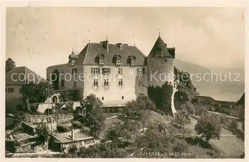 AK / Ansichtskarte Gruyeres__Gruyere_FR Le Chateau 