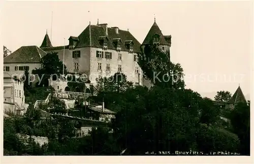 AK / Ansichtskarte Gruyeres__Gruyere_FR Le Chateau 