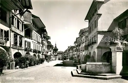 AK / Ansichtskarte Murten_Morat Hauptgasse Murten Morat