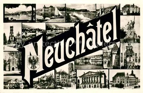 AK / Ansichtskarte Neuchatel_NE Vue d ensemble Neuchatel NE