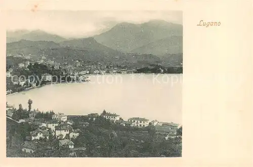 AK / Ansichtskarte Lugano_Lago_di_Lugano Panorama Lugano_Lago_di_Lugano