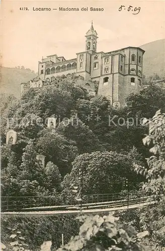 AK / Ansichtskarte Locarno_TI Madonna del Sasso Locarno_TI
