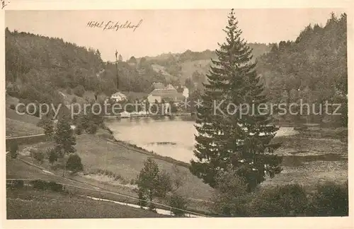 AK / Ansichtskarte Porrentruy Kurhaus Luetzelhof au Lac de Lucelle  Porrentruy