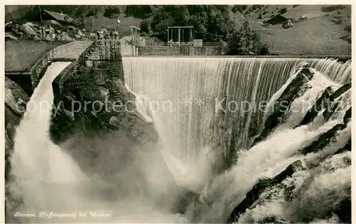 AK / Ansichtskarte Wassen_UR Stausee Pfaffensprung Wassen_UR