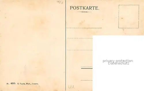 AK / Ansichtskarte Wassen_UR mit Windgaelle und Gotthardbahn Wassen_UR