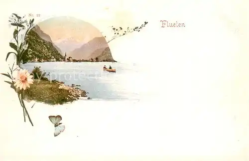 AK / Ansichtskarte Flueelen_Vierwaldstaettersee_UR Panorama 