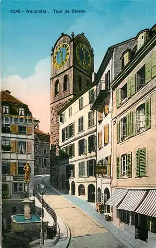 AK / Ansichtskarte Neuchatel_NE Tour de Diesse Neuchatel NE