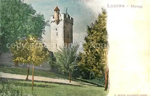 AK / Ansichtskarte Luzern__LU Musegg 