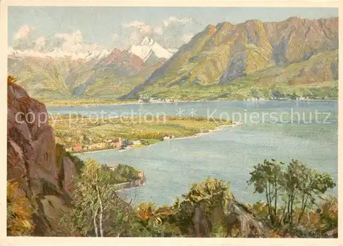 AK / Ansichtskarte Ascona_Lago_Maggiore Panorama col Delta Ascona_Lago_Maggiore