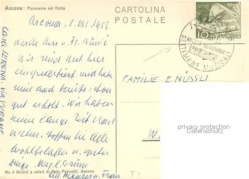 AK / Ansichtskarte Ascona_Lago_Maggiore Panorama col Delta Ascona_Lago_Maggiore