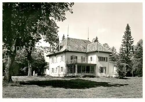 AK / Ansichtskarte Chaumont_NE Stiftung Zuercher Ferienkolonien Chaumont NE