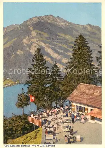 AK / Ansichtskarte Filzbach_GL Cafe Kerenzer Berghus Terrasse 