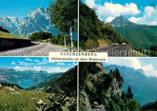 AK / Ansichtskarte Kerenzerberg Hoehenstrasse ob dem Walensee Panorama Kerenzerberg