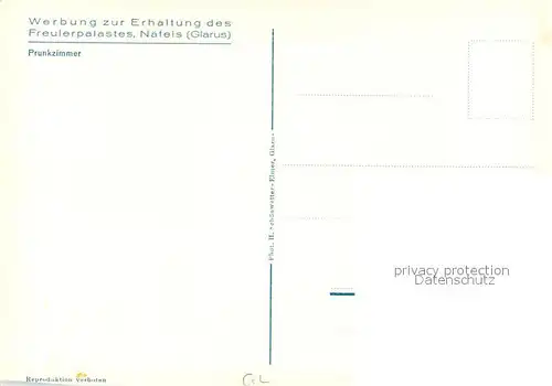 AK / Ansichtskarte Naefels Freulerpalast Prunkzimmer  Naefels