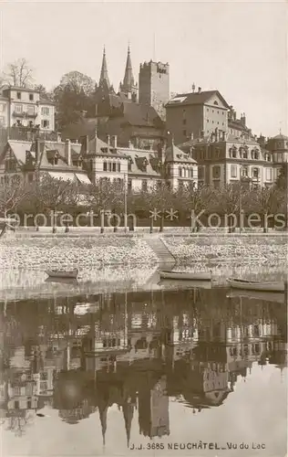 AK / Ansichtskarte Neuchatel_NE Vue du Lac Neuchatel NE