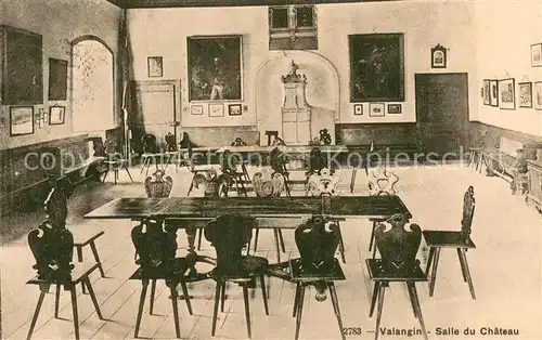 AK / Ansichtskarte Valangin_NE Salle du Chateau 