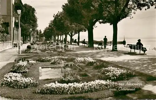 AK / Ansichtskarte Neuchatel_NE Quai Osterwald Neuchatel NE