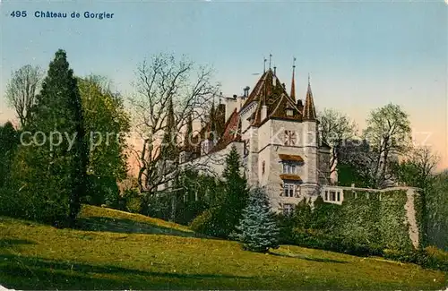 AK / Ansichtskarte Gorgier_NE Chateau de Gorgier 