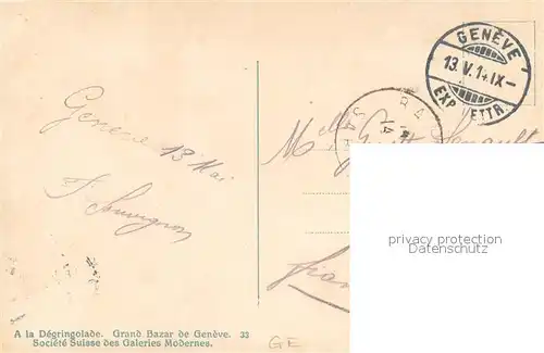 AK / Ansichtskarte Geneve_GE Parc Mon Repos Geneve_GE