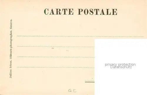 AK / Ansichtskarte Geneve_GE La Rade Geneve_GE