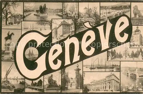 AK / Ansichtskarte Geneve_GE Vue d ensemble Geneve_GE