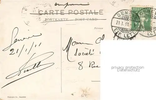 AK / Ansichtskarte Geneve_GE Sortie de la Rade Geneve_GE