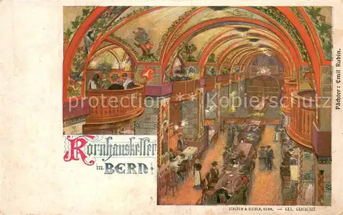 AK / Ansichtskarte Bern_BE Kornhauskeller  Bern_BE