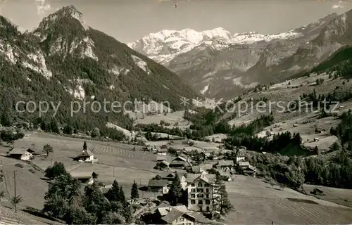 AK / Ansichtskarte Kiental Gornerhorn und Bluemlisalp Kiental