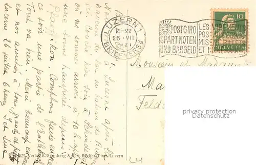 AK / Ansichtskarte Luzern__LU mit Rigi vom Guetsch gesehen 