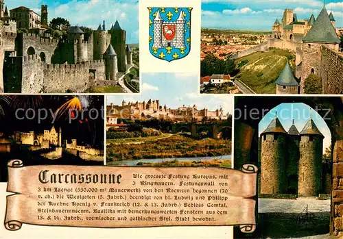 AK / Ansichtskarte Chronik AK Carcassonne 