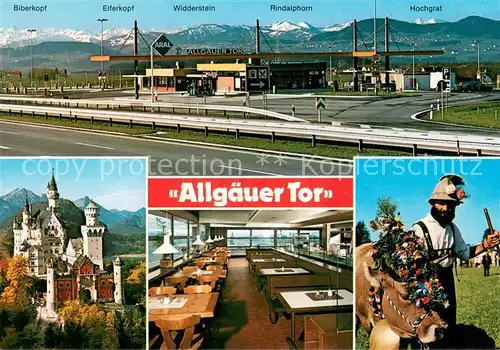 AK / Ansichtskarte Autobahn Allgaeuer Tor 
