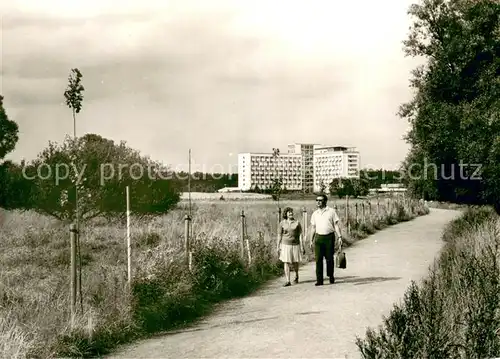 AK / Ansichtskarte Klink_Waren FDGB Ferienobjekt Erholungsheim Herbert Warnke Klink Waren