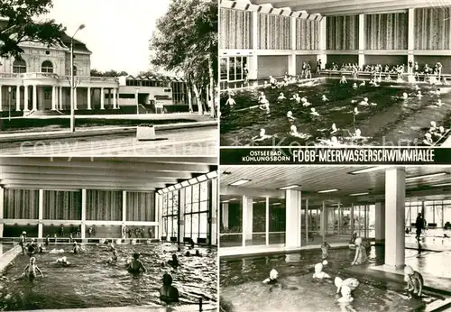 AK / Ansichtskarte Kuehlungsborn_Ostseebad FDGB Meerwasserschwimmhalle Kuehlungsborn_Ostseebad