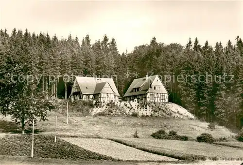 AK / Ansichtskarte Sosa_Erzgebirge Blick zur Koehlerhuette Gaststaette Sosa Erzgebirge