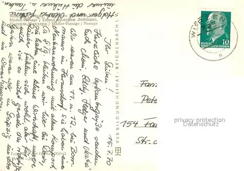 AK / Ansichtskarte Leipzig Maedlerpassage Messestadt Leipzig