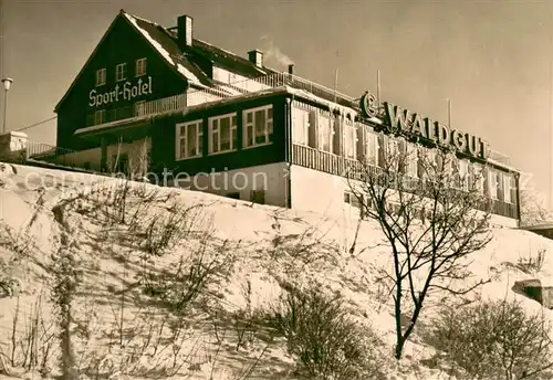 AK / Ansichtskarte Klingenthal_Vogtland HO Sporthotel Waldgut Klingenthal_Vogtland
