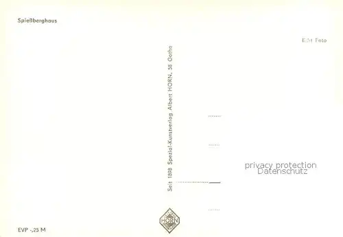 AK / Ansichtskarte Friedrichroda Spiessberghaus Friedrichroda