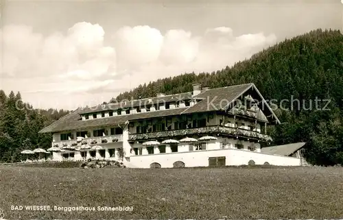 AK / Ansichtskarte Bad_Wiessee Berggasthaus Sonnenbichl Bad_Wiessee