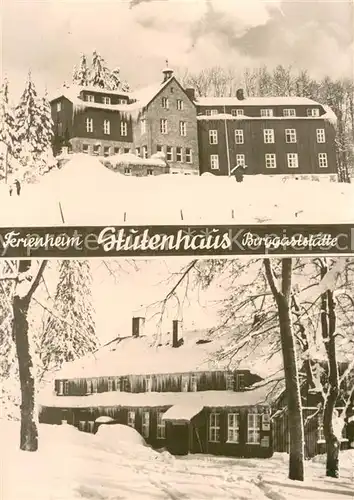 AK / Ansichtskarte Stutenhaus_Adlersberg Ferienheim Stutenhaus Berggaststaette Stutenhaus_Adlersberg