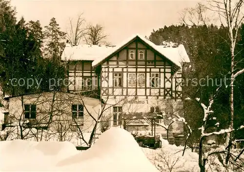 AK / Ansichtskarte Bad_Schandau Gaststaette Waldhaeus l Bad_Schandau