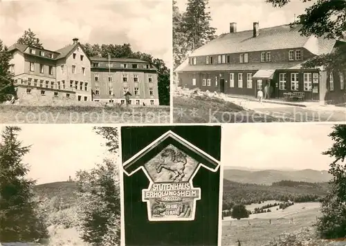 AK / Ansichtskarte Stutenhaus_Adlersberg Ferienheim Stutenhaus Berggaststaette der Carl Zeiss Stiftung Stutenhaus_Adlersberg