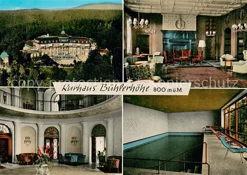 AK / Ansichtskarte Buehl_Baden Kurhaus Buehlerhoehe Gastraeme Foyer Hallenbad Buehl_Baden