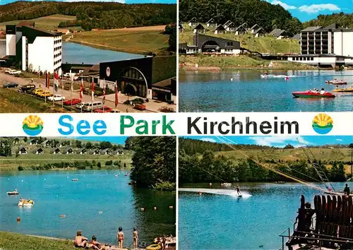 AK / Ansichtskarte Kirchheim_Hessen Seepark Bungalows Stausee Wasserski Kirchheim Hessen