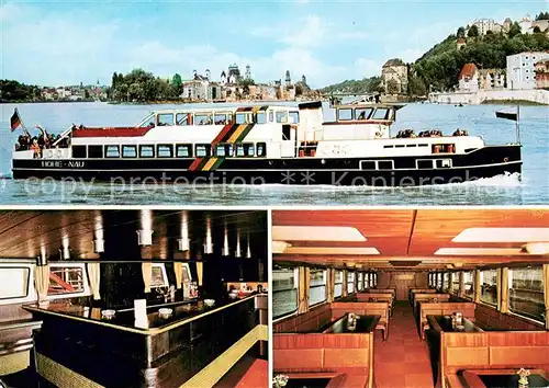 AK / Ansichtskarte Passau Fahrgastschiff Hohe Nau Inneres Passau