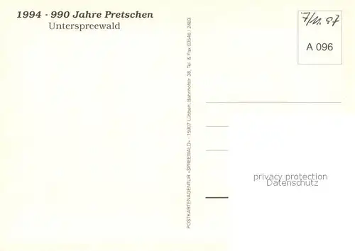 AK / Ansichtskarte Pretschen Spielplatz Pretschener Spree Dorfastrasse Kirche Pretschen